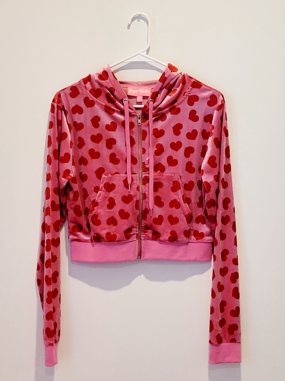 💖 Sugar Thrillz Loyal Maneater Velour Top 💖